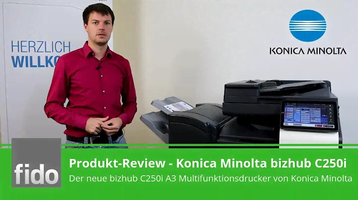 Der neue Konica Minolta bizhub C250i Multifunktionsdrucker A3