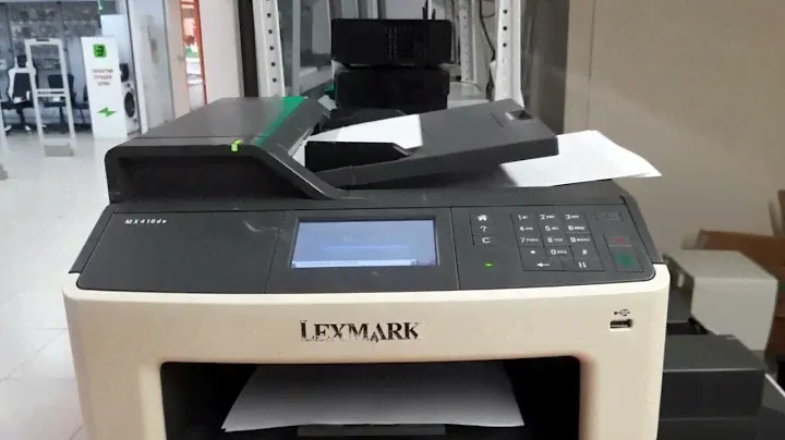 Тест лазерного мфу Lexmark MX410de