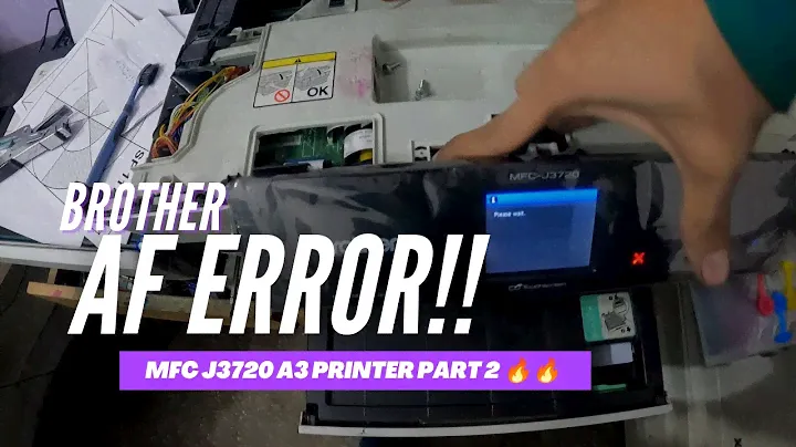 Brother A3 printer AF error Fix 100% MFC  J3720 #brotherprinterrepair