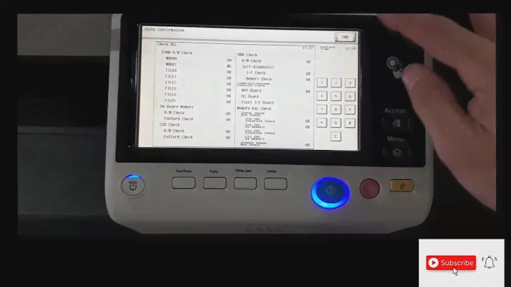 #konica minolta #Bizhub C227,Full Self Diagnostic&Consumable