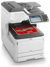МФУ OKI MC853dn, белый/черный