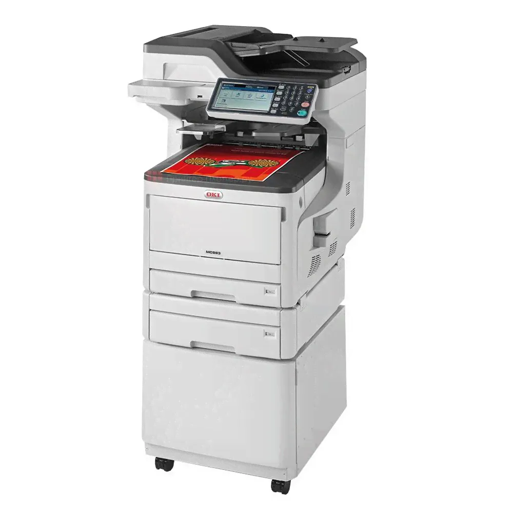 МФУ OKI MC883dnct цветное; A4/A3 - 35/20; АПД на 100 листов; Факс; Степлер; API-платформа; Дуплекс; Лоток: 4-0